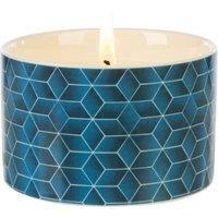 Wax Lyrical Fired Earth Medium Ceramic Candle, Assam & White Cedar, Up to 26 Hour Burn time
