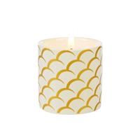 WAX LYRICAL Fired Earth Small Ceramic Candle, White Tea and Pomegranate, Up to 17 Hour Burn time