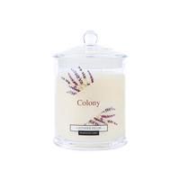 Wax Lyrical Colony Glass Jar Candle, Lavender Fields Scent - Up To 48 Hours Burn