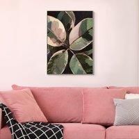 Cedar & Sage Ficus Botanical Framed Canvas