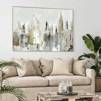 Gallery City Limits Framed Canvas Wall Art