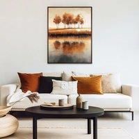 Gallery Golden Tree Line Framed Canvas Wall Art