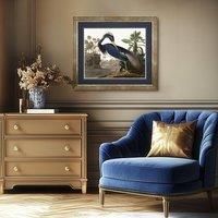 Cedar & Sage Louisiana Heron Framed Print