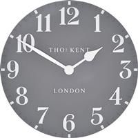 Thomas Kent Arabic Design Large Dolphin Grey Wall Clock - 20" London