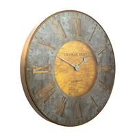 Thomas Kent Florentine Wall Clock, 30", Gold
