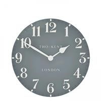 OloreHome Thomas Kent Arabic Wall Clock Flax Blue 30cm