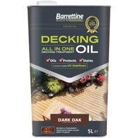 Barrettine All In One Decking Oil - Dark Oak - 5L