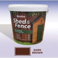 BARRETTINE NOURISH AND PROTECT WOOD PRESERVER DARK BROWN 5 LITRE TIN