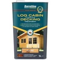 BARRETTINE LOG CABIN AND COMPLETE DECKING TREATMENT 5 LITRE OIL PROTECT FREE P&P