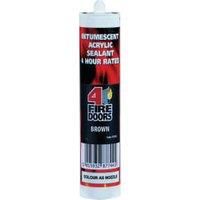 4FireDoors Intumescent & Acoustic Acrylic Sealant  Brown 310ml