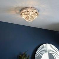 Endon Motown 4 Light Flush Ceiling Fitting Chrome