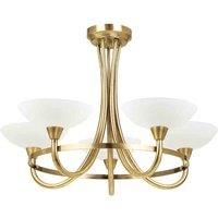 Cagney 5 Light Style Chandelier Finish: Antique Brass