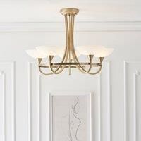 Cagney 5 Light Style Chandelier Finish: Antique Brass