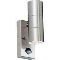 Endon EL-40062 Canon Double Spot Light Outdoor IP44 Stainless Steel Wall Light