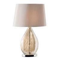 Endon Kew Smoked Table Lamp Gold
