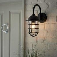 Endon 96907 Port Wall Light, IP44, textured black