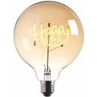 Endon 97399 2w Happy Filament LED Globe G125, non dimmable, 2000K, E27, 130lm