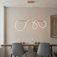 Endon 97629 Attalea LED Light, satin gold, linear