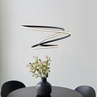 Ensora Lighting Sana LED Pendant Ceiling Light Black