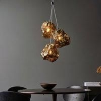 Ensora Lighting Kora 3 Light Pendant Ceiling Light Bronze