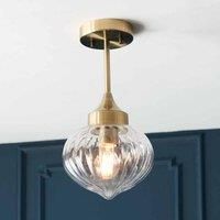 Ensora Lighting Addington Semi Flush Ceiling Light