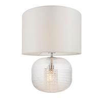 Ensora Lighting Faye 2 Light Table Lamp Clear