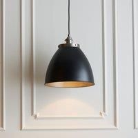 ENDON 98749 Franklin Light, Aged Pewter, matt Black, 335mm