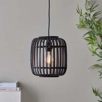Saval Pendant Ceiling Light - Dark Bamboo