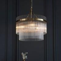 Endon 99167 Marietta 3 Light, Antique Brass