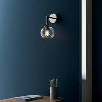Endon 104052 Allegra Wall Light, bright nickel