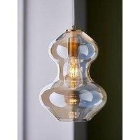 Ceiling Light Brass Kelda Satin Endon 106681