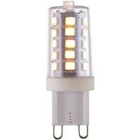 Endon 108451 3.7w LED G9 Capsule Bulb, 3000K, dimmable, clear, 470lm