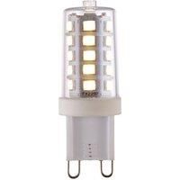 Endon 108452 3.7w LED G9 Capsule Bulb, 4000K, dimmable, clear, 470lm
