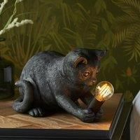 Endon 107390 Kitten Table Light, Matt Black
