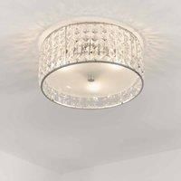 Ceiling Light with Crystals & Flush Fittings  Belfont
