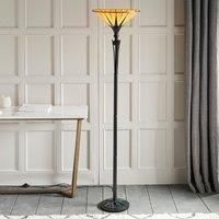 Interiors 1900 64042 Dark Star Floor Light, black, uplighter