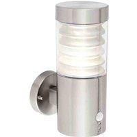 Endon Lighting Equinox LED PIR 1lt Wall IP44 10W Cool White 72916