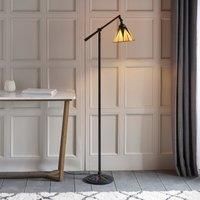 Interiors 1900 74355 Dark Star Floor Light, black, task