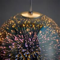 Holographic Glass Pendant Light  Stellar