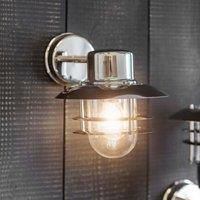 Jenson Outdoor Wall Light in Polished Stainless Steel IP44