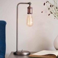 Hall Industrial Style Table Lamp 40W SW - Aged Pewter Material