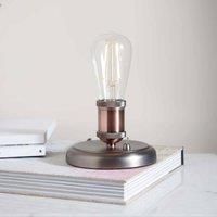 Industrial Style Hall Table Lamp 40W SW - Aged Pewter Material