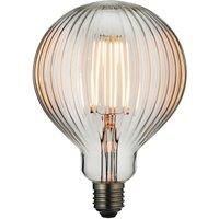 Vogue 4 Watt ES LED Ribbed Globe Bulb Clear