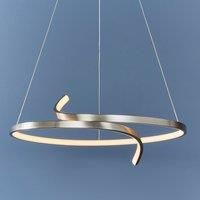 Bay Lighting Matt Gold Swirl LED Ceiling Light B+