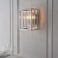 Endon 81932 Acadia Wall Light, polished chrome