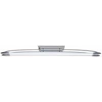 Ensora Lighting Nolan LED 2 Light Flush Ceiling Light, Silver