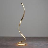 Crossland Grove Arria Floor Lamp Gold