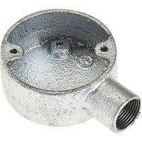 Deta Metal Terminal Box 20mm Galvanised