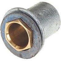 Deta Metal Flanged Coupler GV 20mm Galvanised