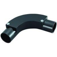 Wickes Trunking Inspection Bend  Black 25mm